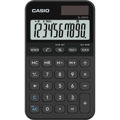 CASIO SL 310 YC BK černá kap.kalkulačka