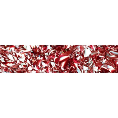 071 Samolepící fototapeta do kuchyně - Červený krystal, 260x60cm