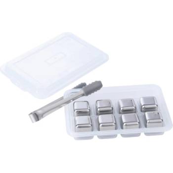 Image 1 of KLAUSBERG Стоманени кубчета за лед с щипки и поставка Klausberg KB 7651, 8 бр, Многократна употреба, Инокс (9999KB7651)