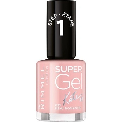Rimmel London RIMMEL Super Gel, lak na nechty s 3D efektom 021 New Romantic, 12 ml, 021 New R.