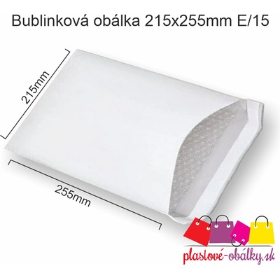 Bublinkové obálky Rozmer: E/15 215 x 255 mm