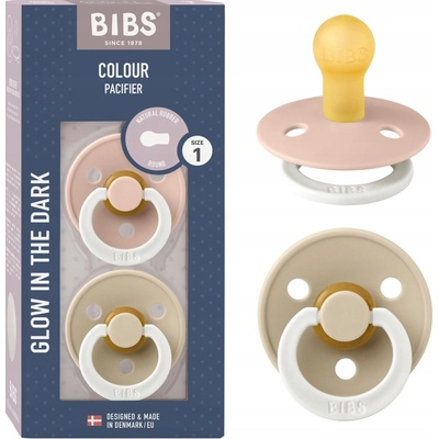 Bibs Colour kaučuk 2ks Blush nočný Vanilla nočný 110243
