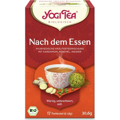 Yogi Tea Stomach ease Ajurvédsky bylinný čaj porciovaný BIO 17 × 1,8 g