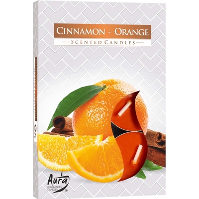 Bispol Aura Cinnamon Orange 6 ks