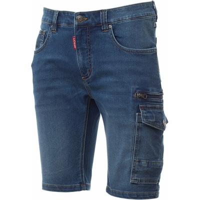 Payper WEST SHORTS MODRÁ DŽÍNSOVINA S00354P146