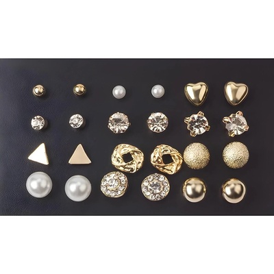 HARAHU Комплект обеци ma-28114 - Златна kp28114 (ma-28114)