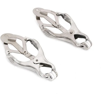 Image 1 of Kiotos Clover Nipple Clamps Silver