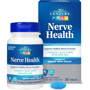 21st Century Nerve Health, 30 таблетки, 21st Century (9180)