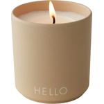 Design Letters Ароматна свещ Design Letters Hello голяма (10107001BEIGEHELLO)