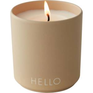 Design Letters Ароматна свещ Design Letters Hello голяма (10107001BEIGEHELLO)