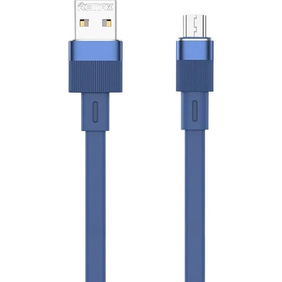 REMAX Кабел Remax Flushing RC-C001, USB към microUSB, 1m, син (RC-C001 A-M blue)