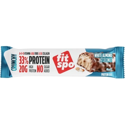 FIT SPO Crunchy | Protein Bar [60 грама] Кокос с бадем