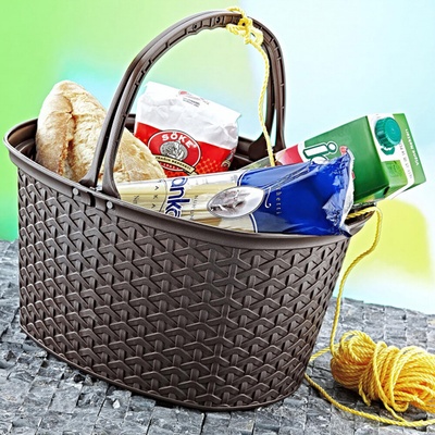 HOME Košík plastový Ratan 12 l