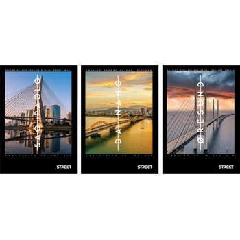 STREET Тетрадка Street, А4, широки редове, 50 л, Bridge (26516-А-65761)