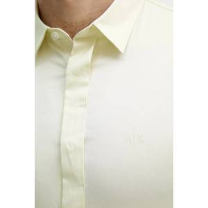 Giorgio Armani риза мъжка от памук с еластан (8NZCBD.ZN10Z.) - answear - 101,68 лв