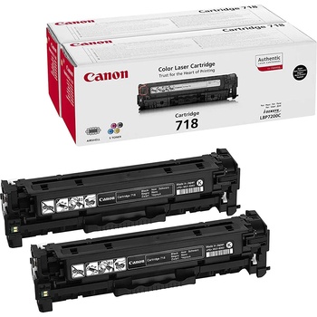 Canon Оригинална тонер касета Canon CRG-718 - пакет от 2 броя, LBP7200Cdn, MF8330Cdn, MF8350Cdn | 2662B005AA (2662B005AA)