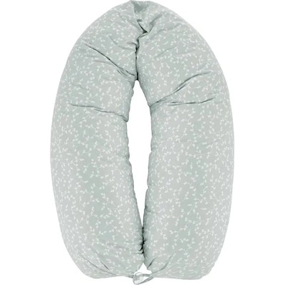 BabyJem Възглавница за кърмене BabyJem - Green Floral (82)