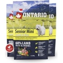 Granule pro psy Ontario Senior Mini Lamb & Rice 2,25 kg