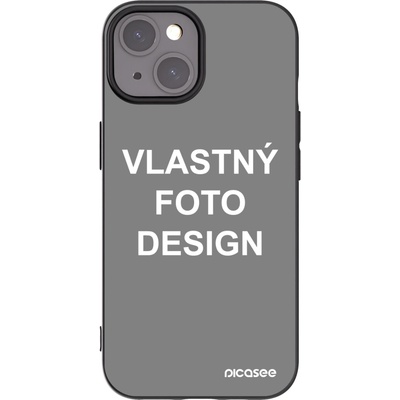 Picasee silikónové Apple iPhone 15 - Vlastný design/motiv čierne