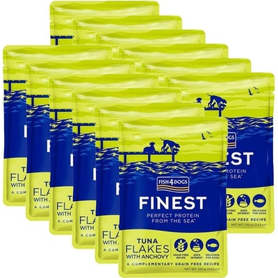 Fish4Dogs Finest Tuna flakes 12 x 100 g