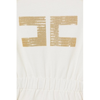 Elisabetta Franchi Детска памучна рокля Elisabetta Franchi (EFAB657.0.FF002.140.158)