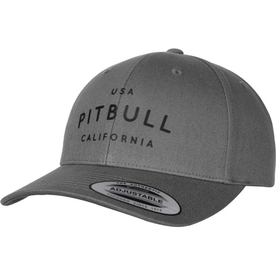 PitBull West Coast snapback USA CAL classic low grafitová