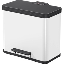 Hailo öko duo plus L 6302300 odpadkový kôš, 26 l, ocelový plech, biela
