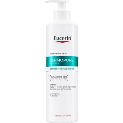 Eucerin DermoPure Clinical Коригиращ измиващ гел за лице и тяло, 400 ml
