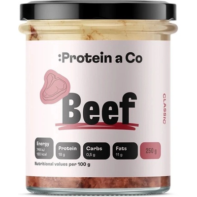 ProteinaCo Hovězí maso ve vlastní šťávě 250 g – Hledejceny.cz