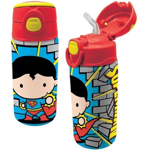 SUPERMAN Метална бутилка за вода Superman - Chibby, 500 ml (246412)