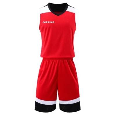Екип за баскетбол maxima Червен с черен и бял размери m, l, xl