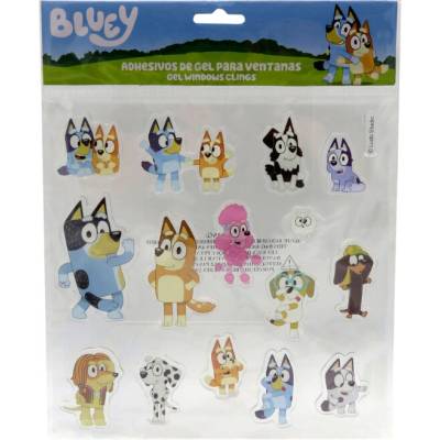 Gelové samolepky Bluey