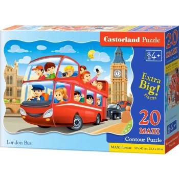 Image 1 of Castorland - Puzzle London Bus 20maxi - 1 - 39 piese