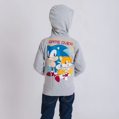 Ježko Sonic mikina 5218091 sivý melír