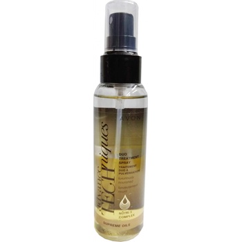 Avon Advance Techniques Supreme Oils intenzívne vyživujúci sprej s luxusnými olejmi pre všetky typy vlasov (Duo Treatment Spray with Nutri 5 Complex) 100 ml