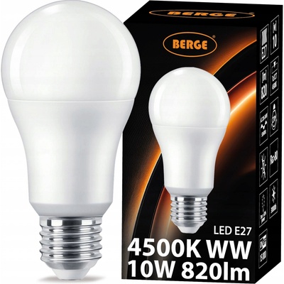 Milio LED žiarovka E27 10W 820Lm neutrálna biela