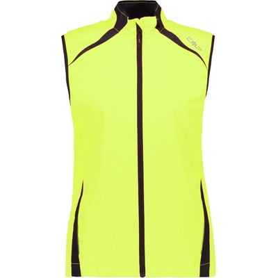 CMP Дамски елек за колоездене CMP Women's Reflective Vest Cycling vest - Yellow Fluo - размер 44 (EU) (154-0122-0416)
