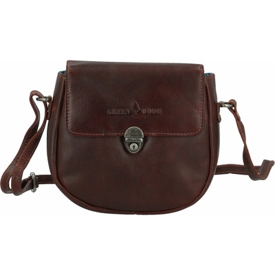 Greenwood dámska kožená crossbody kabelka hnedá Wika