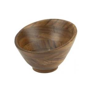Horecano - Дървена купа скосена ф24xh14, 3см ACACIA (3041716) - 0116268 (0116268)