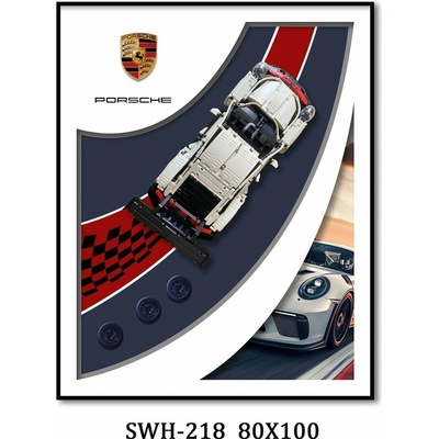 Obraz s modelom LEGO Porsche