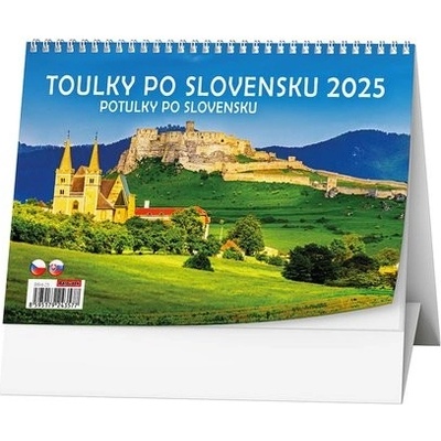 Toulky po Slovensku stolní 2025