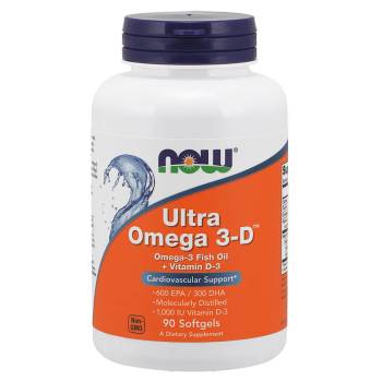 Image 1 of NOW - ultra omega 3-d - 90 ДРАЖЕТА