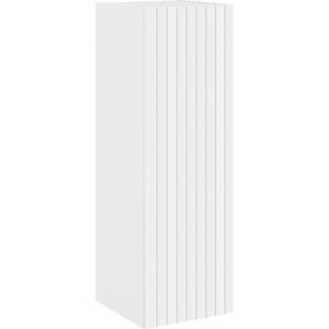 vidaXL Стенно Баня Кабинет Бяло 33 x 34, 5 x 100 см Инженерна дървесина (890652)