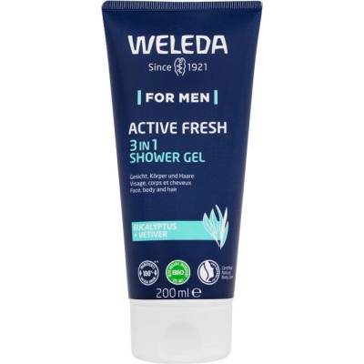 Weleda For Men Active Fresh 3in1 от Weleda за Мъже Душ гел 200мл