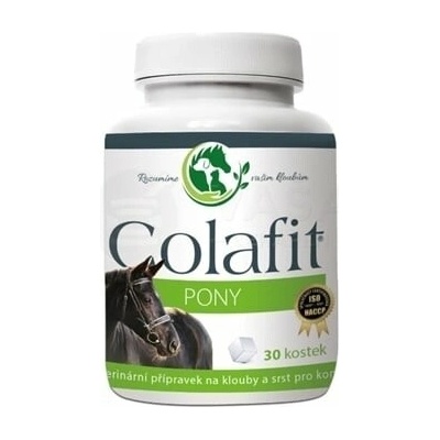 Colafit Pony Na kĺby a srsť pre kone 30 kolagénových kociek
