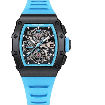 Pagani Мъжки часовник Pagani Design Fusc, Хронограф, Син / Черен (PD-YS011-BLUE-BLACK)