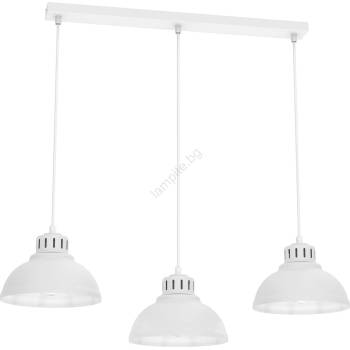 Luminex Пендел SVEN 3xE27/15W/230V бял (LU9077)