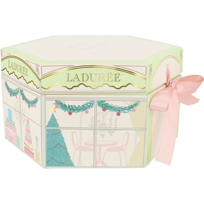 Meri Meri Dětský adventní kalendář s bižuterií ve šperkovnici Ladurée, růžová barva, plast, papír