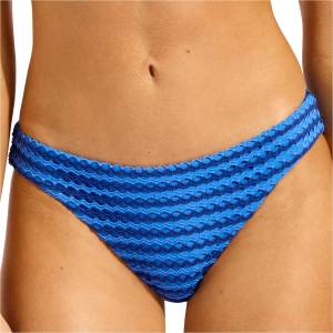 Seafolly Дамско бикини долнище Seafolly Women's Mesh Effect Hipster Pant Bikini bottom - Sapphire - размер 34 (EU) (150-4260-0712)