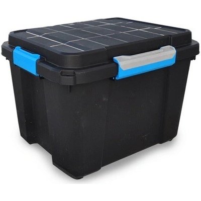 Majster Regál Úložný box s recyklovaného plastu s vekom Scuba M - 43 l 34x49,5x39 cm